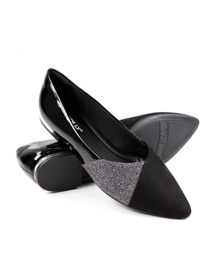 Ortopédicos de damas Piccadilly zapatos bajos con brillo