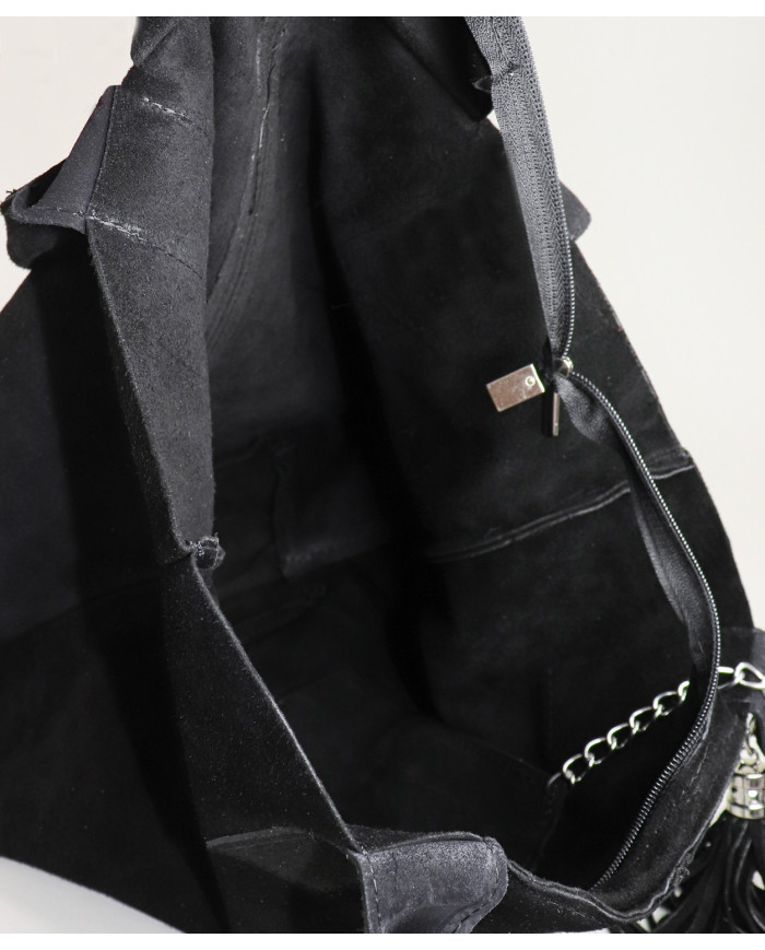 Bolsa en piel negra para dama