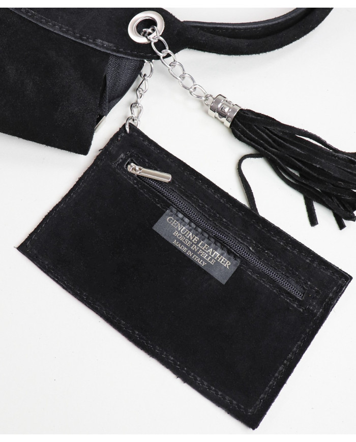 Bolsa en piel negra para dama