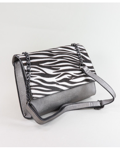 Ladies Bag with Zebra Pattern