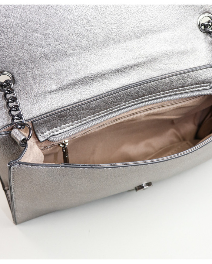 Bolsa de damas con patrón de cebra