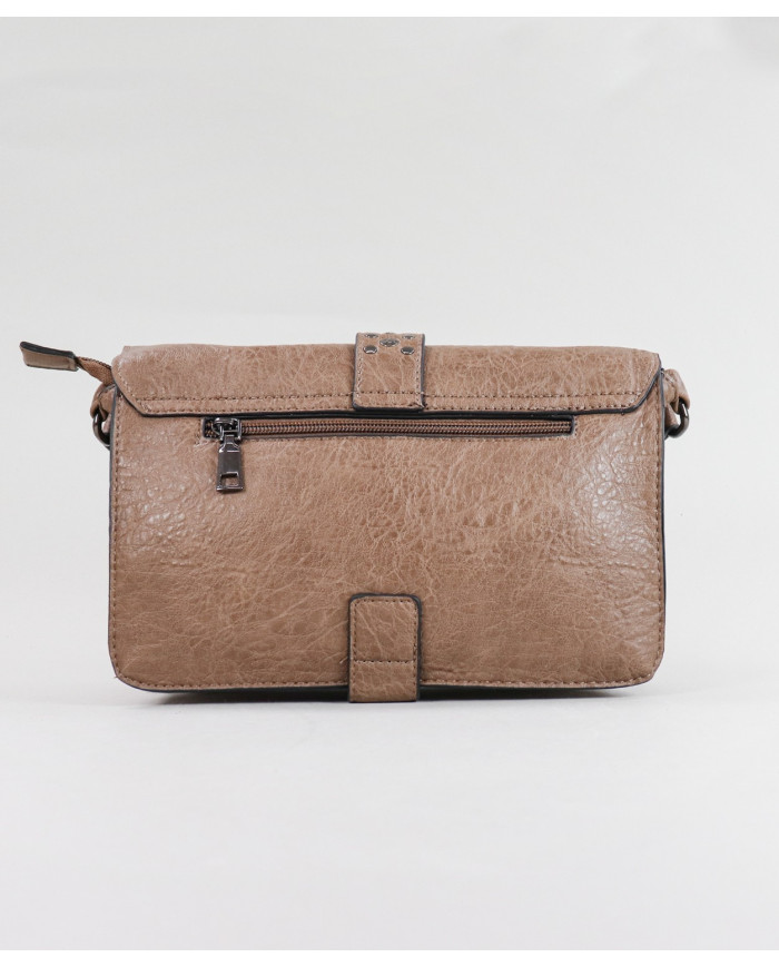 Mala Taupe de Senhora Tiracolo