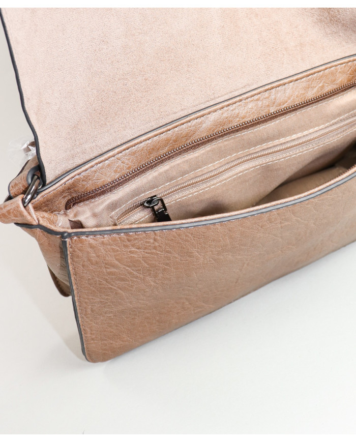 Mala Taupe de Senhora Tiracolo