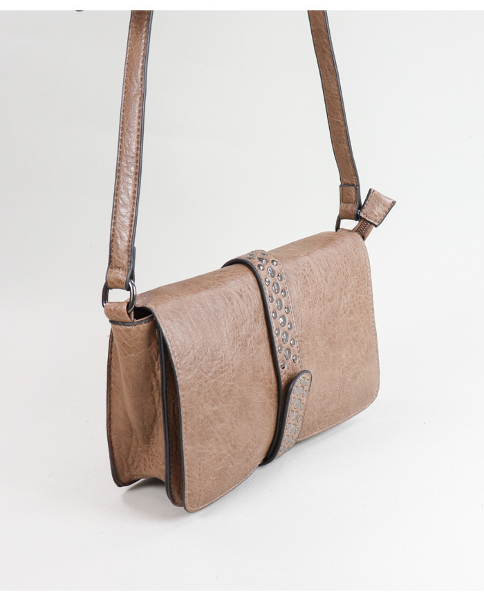 Mala Taupe de Senhora Tiracolo