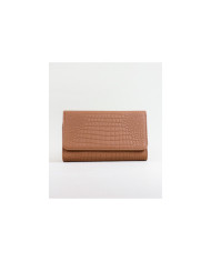Lady Camel Wallet with Texture
