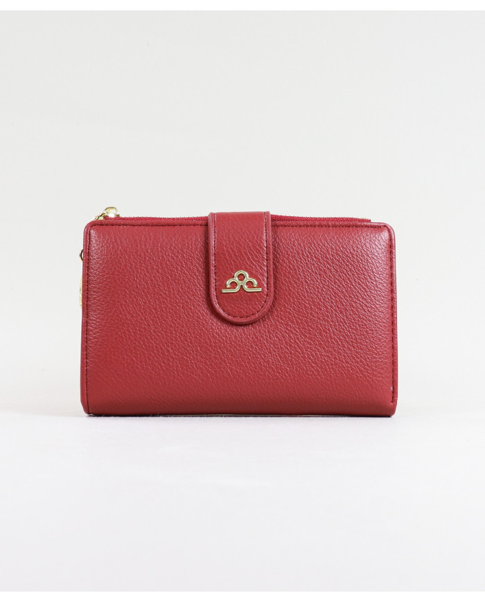 Señoras Wallet con Leopard Pattern