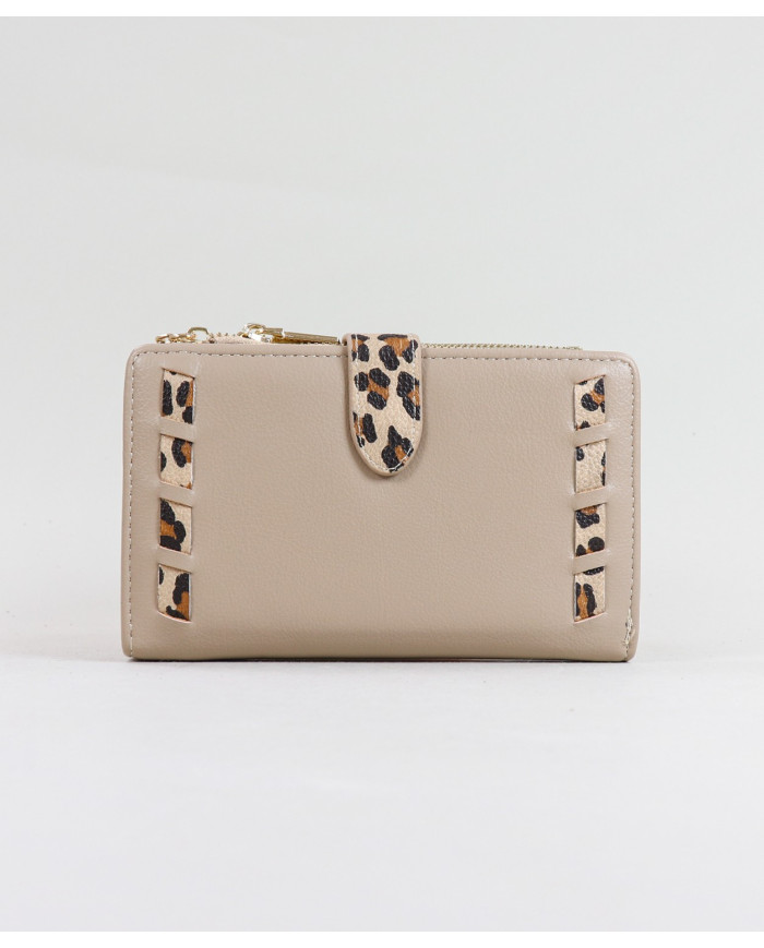 Señoras Wallet con Leopard Pattern