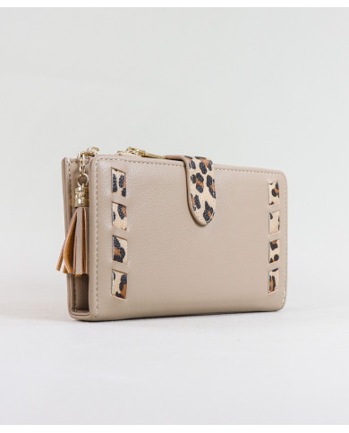 Señoras Wallet con Leopard Pattern