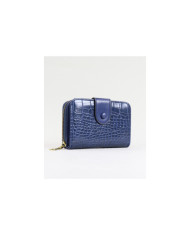 Blue Lady Wallet con costuras