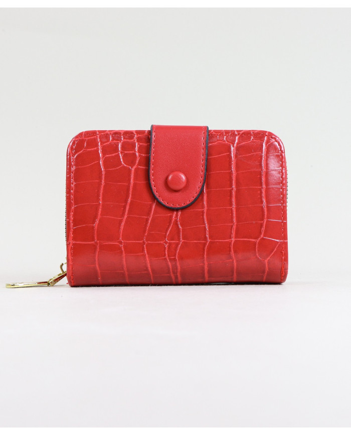 Señoras Red Wallet con Sellos