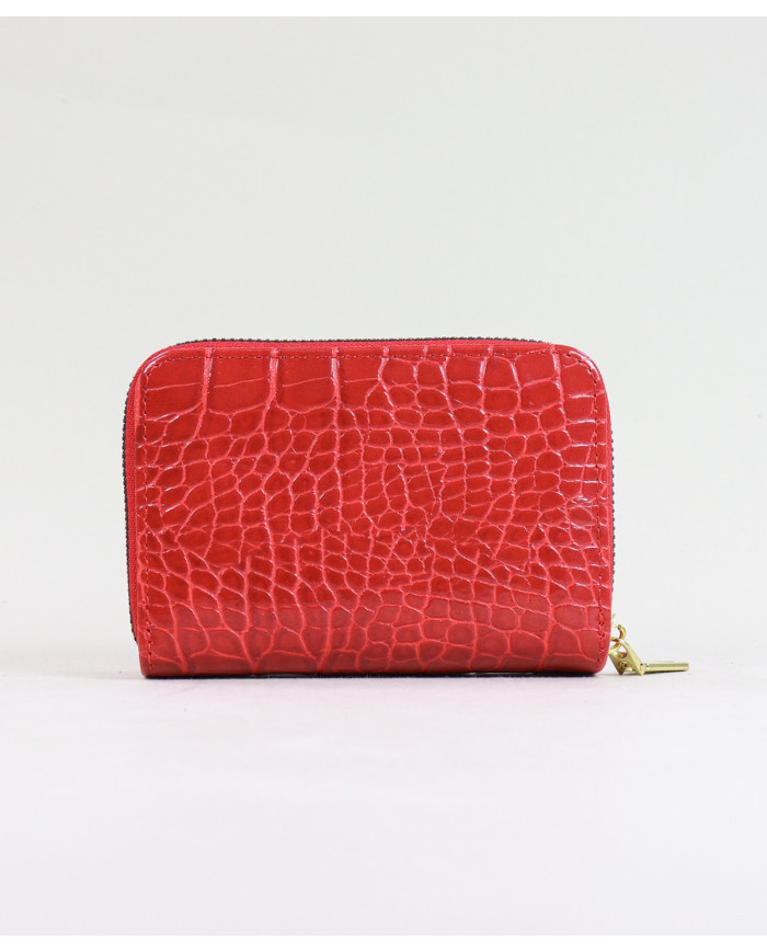 Señoras Red Wallet con Sellos