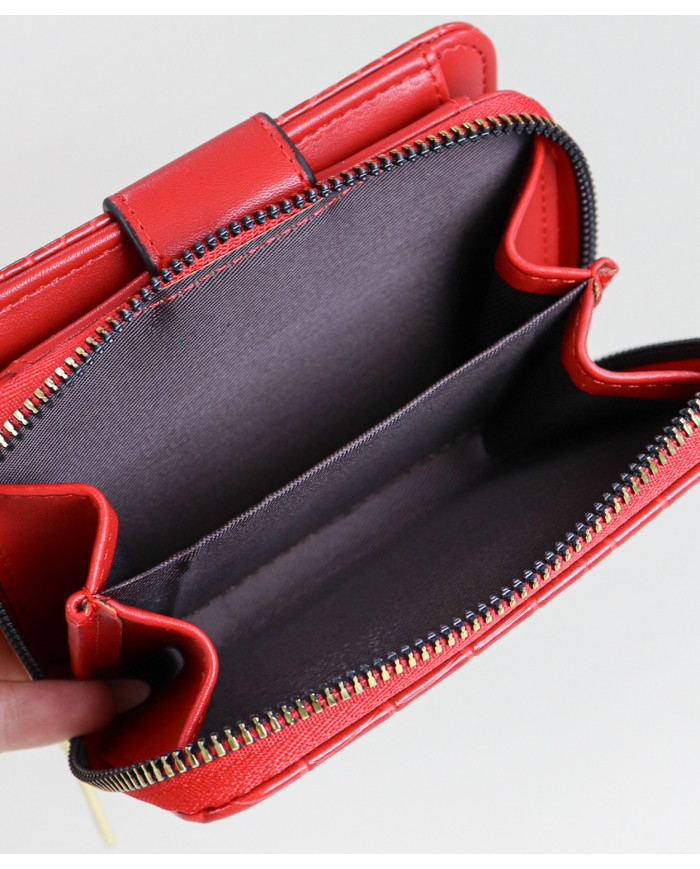 Señoras Red Wallet con Sellos