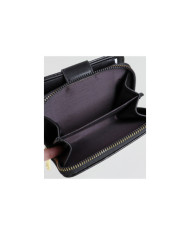 Women's Black Wallet with Seams