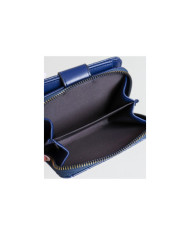 Blue Lady Wallet with Seams