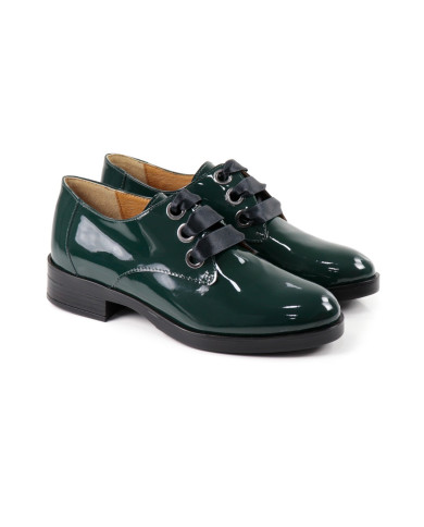 Sapatos Verdes Envernizados de Mulher Ginova