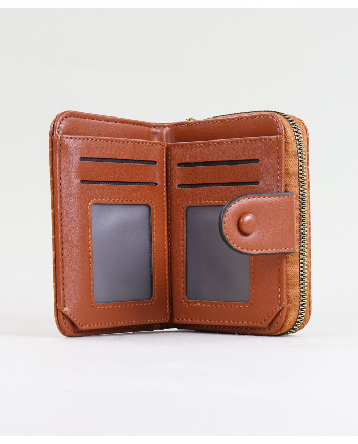 Señoras Camel Wallet con Sellos
