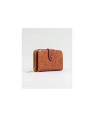 Ladies Camel Wallet with Seams