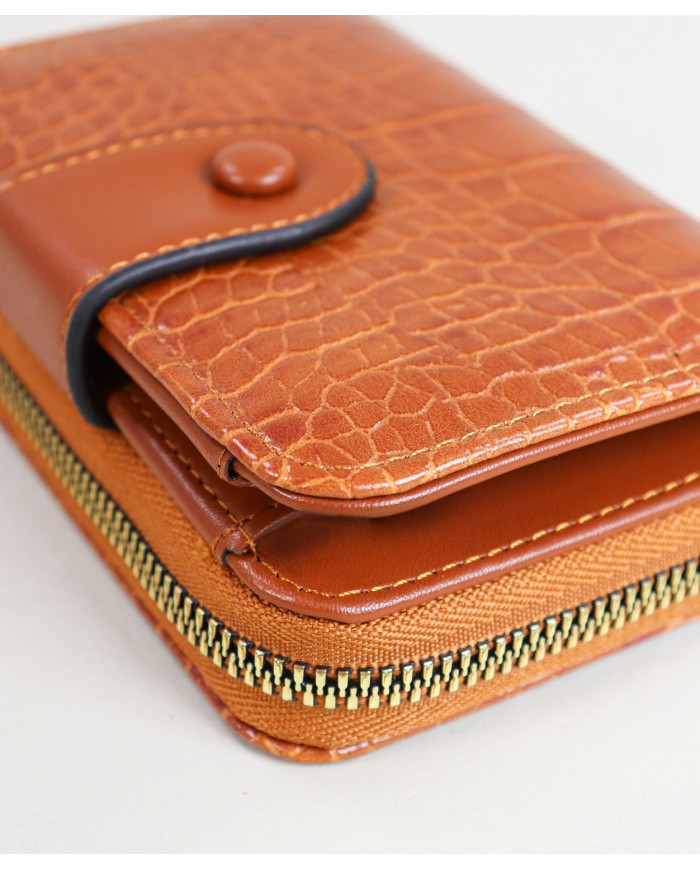 Señoras Camel Wallet con Sellos