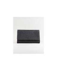 Cartera negra de Lady con textura
