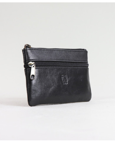 Cartera de hombres en la piel con broches