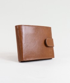 Leather Men's Wallet with Dividers