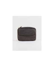 Cartera de cuero con puerta de llaves