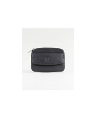 Cartera de cuero con puerta de llaves