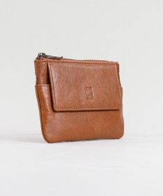 Leather Men's Wallet with Keyring