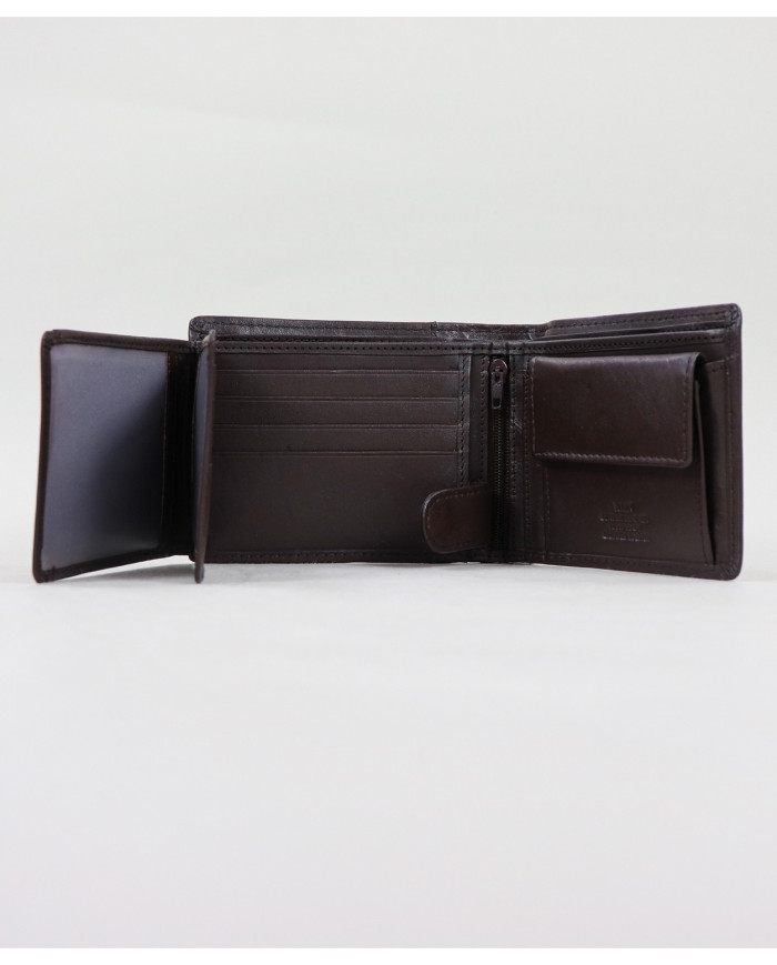 Versatil Cuero Hombre Wallet