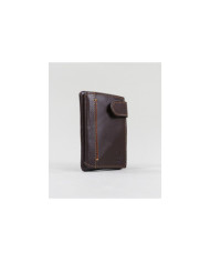 Cartera de cuero con puerta de llaves