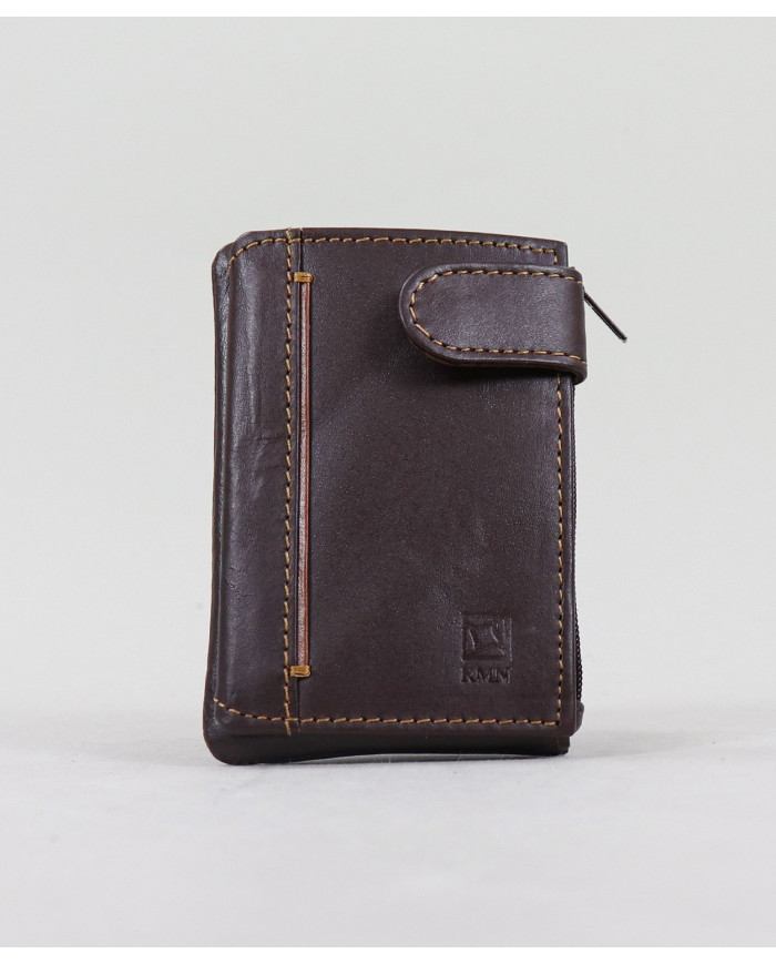 Leather Wallet with Keys Door