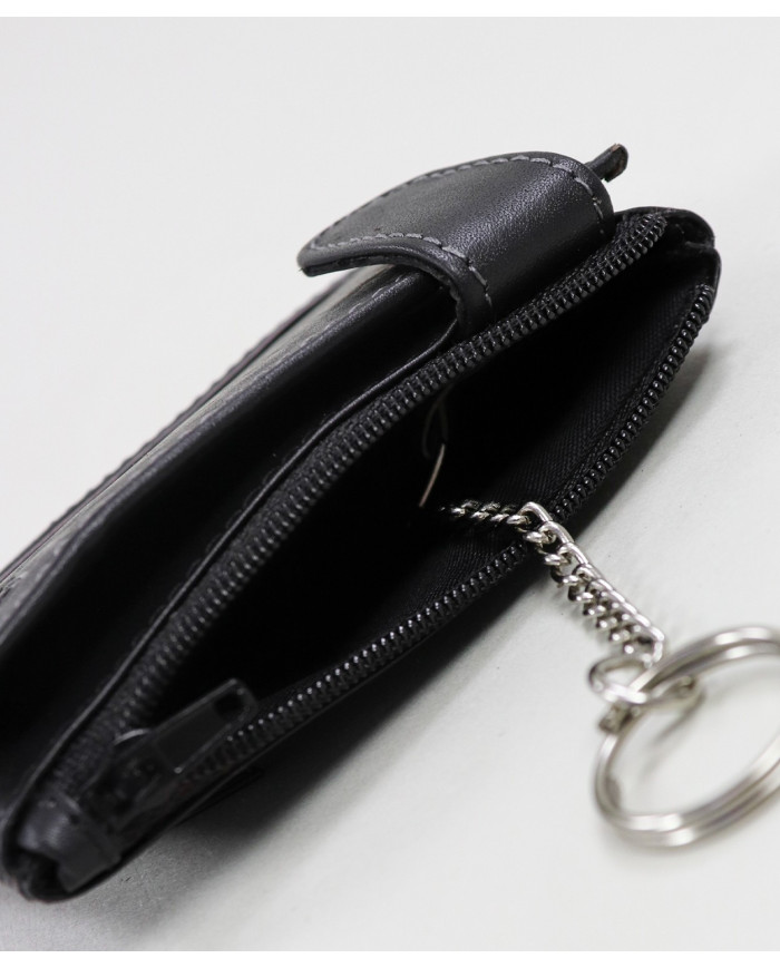 Leather Wallet with Keys Door
