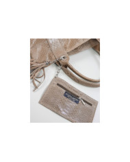 Mala in Pele Taupe for Lady