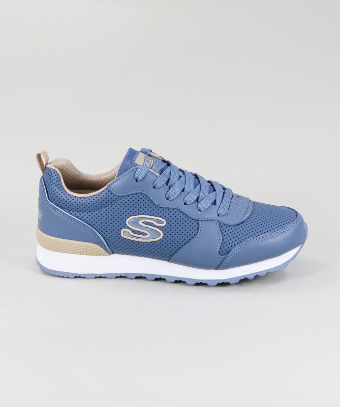 Sapatilhas azuis Skechers de Senhora Porthole