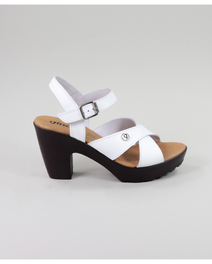 Sandalias de Madera Contrachapada para Mujer Ginova