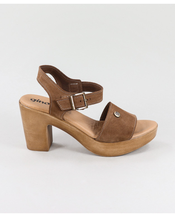 Sandalias de Madera Contrachapada para Mujer Ginova