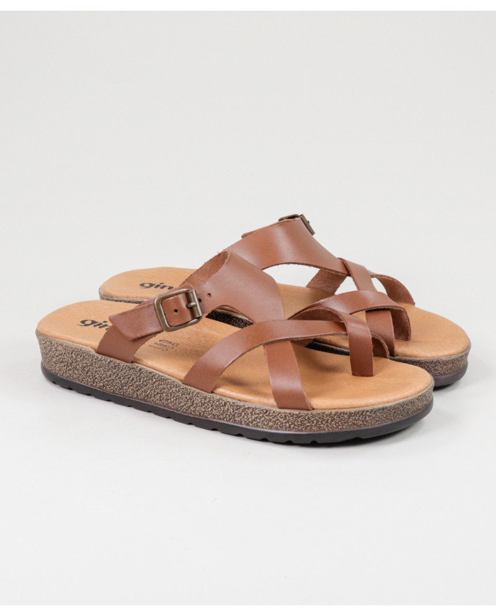 Ladies Ginova Slippers with Buckle