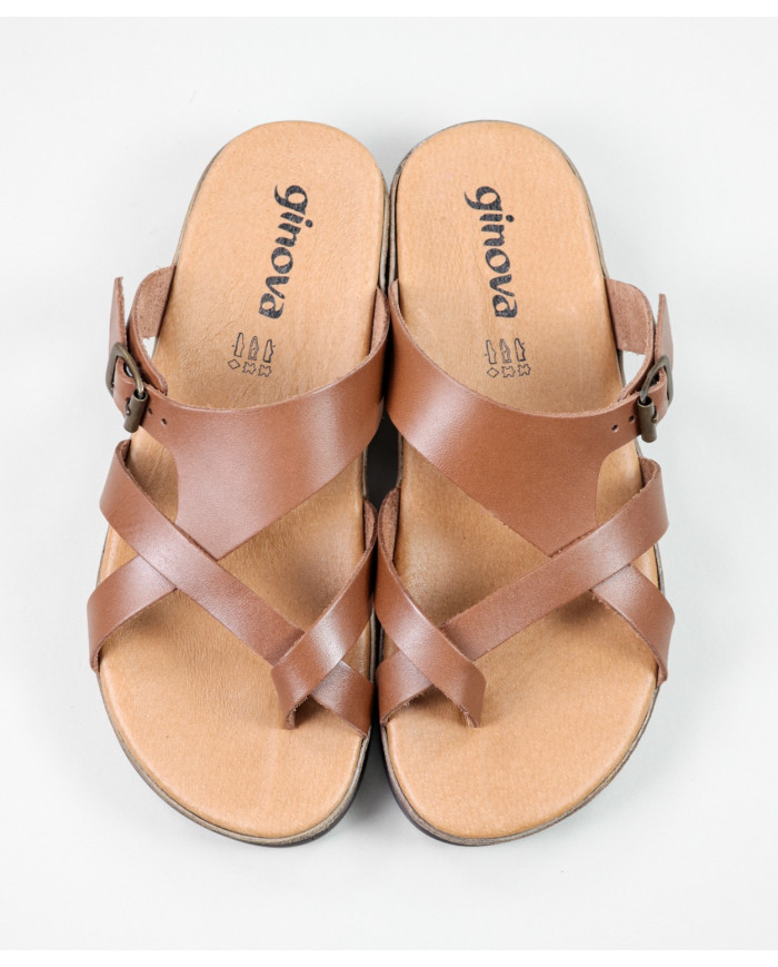 Ladies Ginova Slippers with Buckle