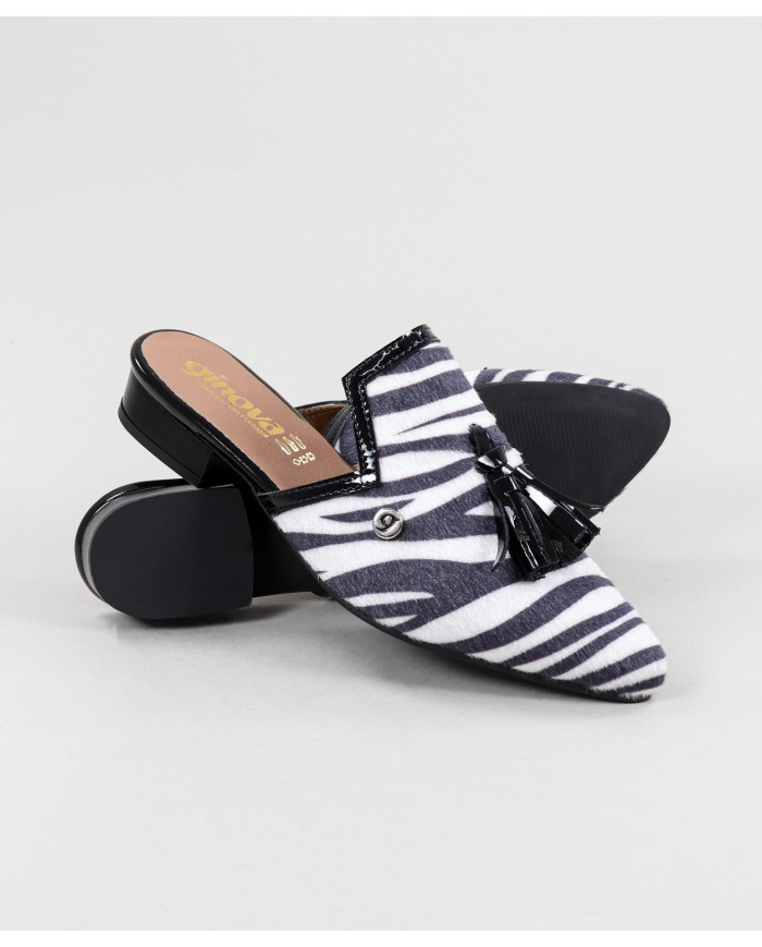 Mules de Mujer Ginova con Estampado