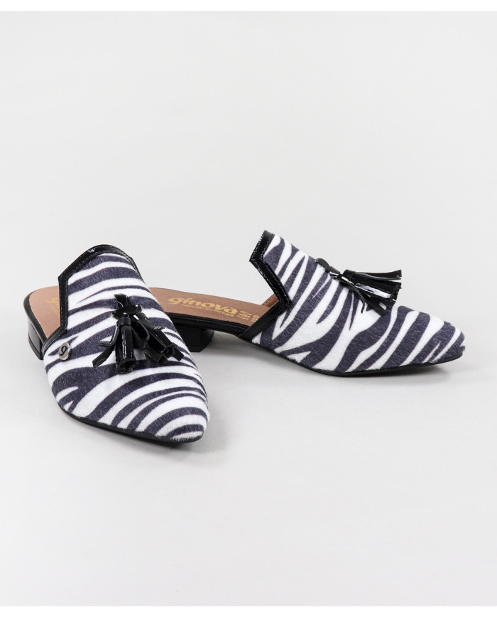 Mules de Mujer Ginova con Estampado