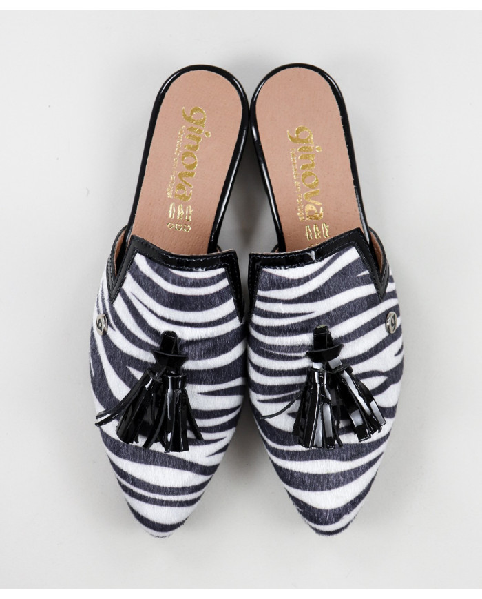 Mules de Mujer Ginova con Estampado