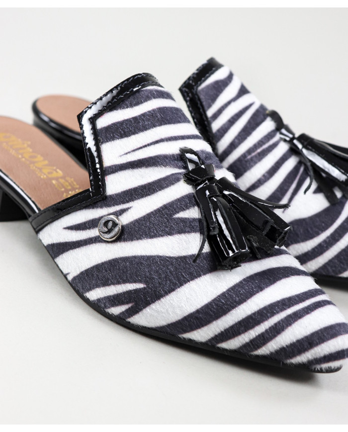 Mules de Mujer Ginova con Estampado