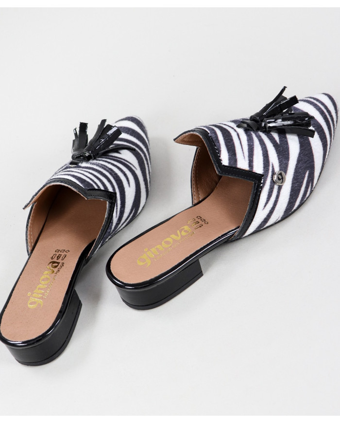 Mules de Mujer Ginova con Estampado