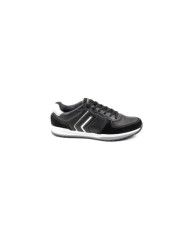 Men's Black Foot Trainers with Amortech Insoles