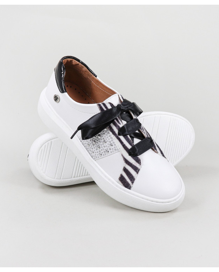Ginova Women's Trainers with Pattern