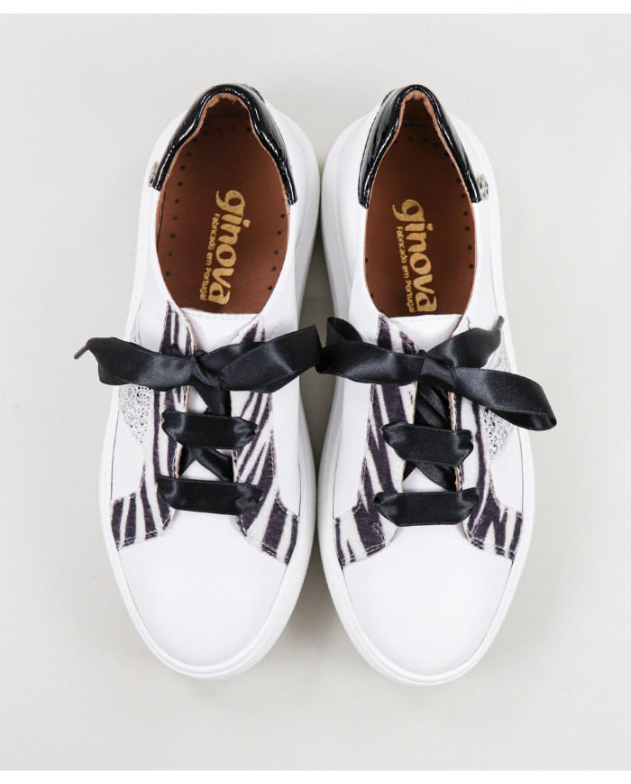 Ginova Women's Trainers with Pattern