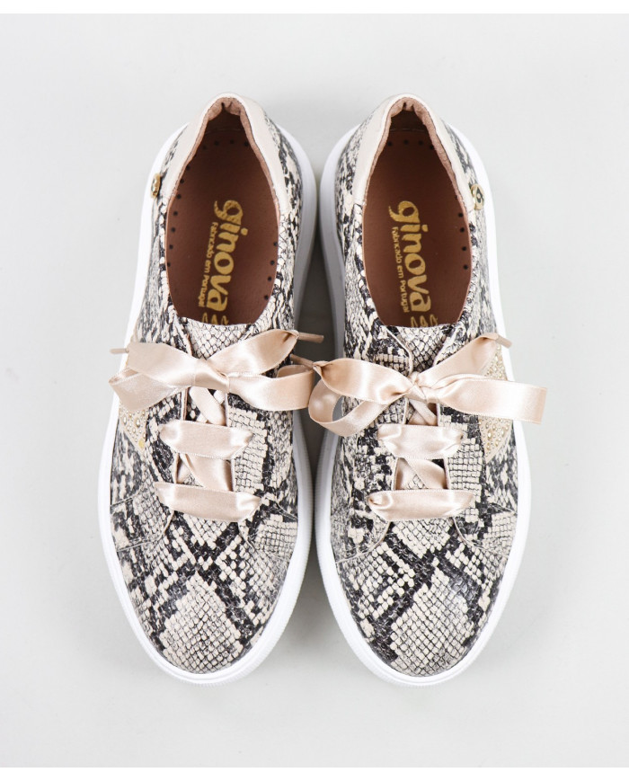 Ginova Women's Trainers with Pattern