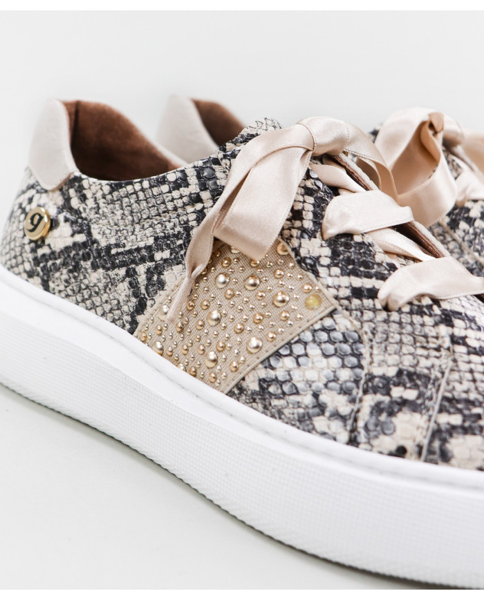 Ginova Women's Trainers with Pattern