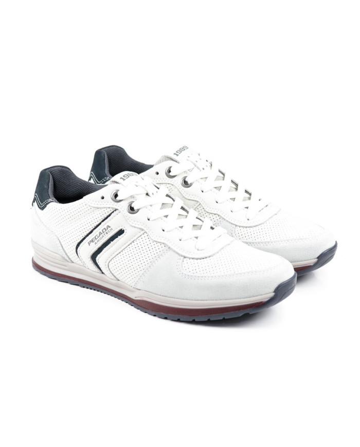 Sapatilhas de Homem Pegada Brancas com Palmilhas Amortech