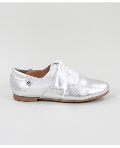 Sapatos de Senhora Ginova com Atacadores de Cetim